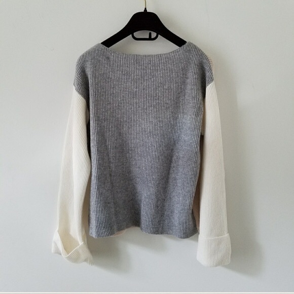 Vince cashmere colorblock sweater - Picture 3 of 6